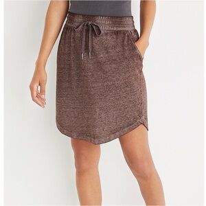 Maurices | Brown Faded Drawcord Waist Skirt | Size Small
